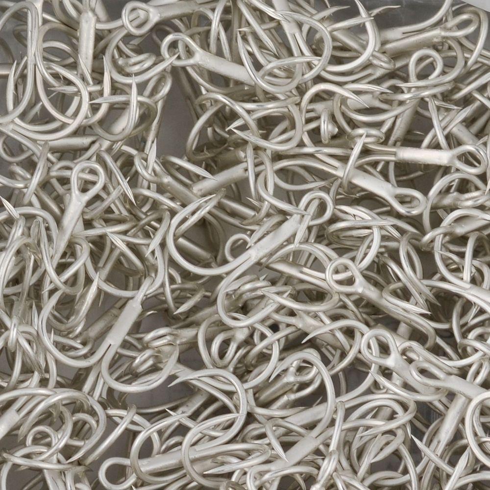 Крючок тройной рыболовный VMC из высокоуглеродистой стали с круглым загибом, снасть для ловли окуня, рыболовные аксессуары, рыболовные крючки