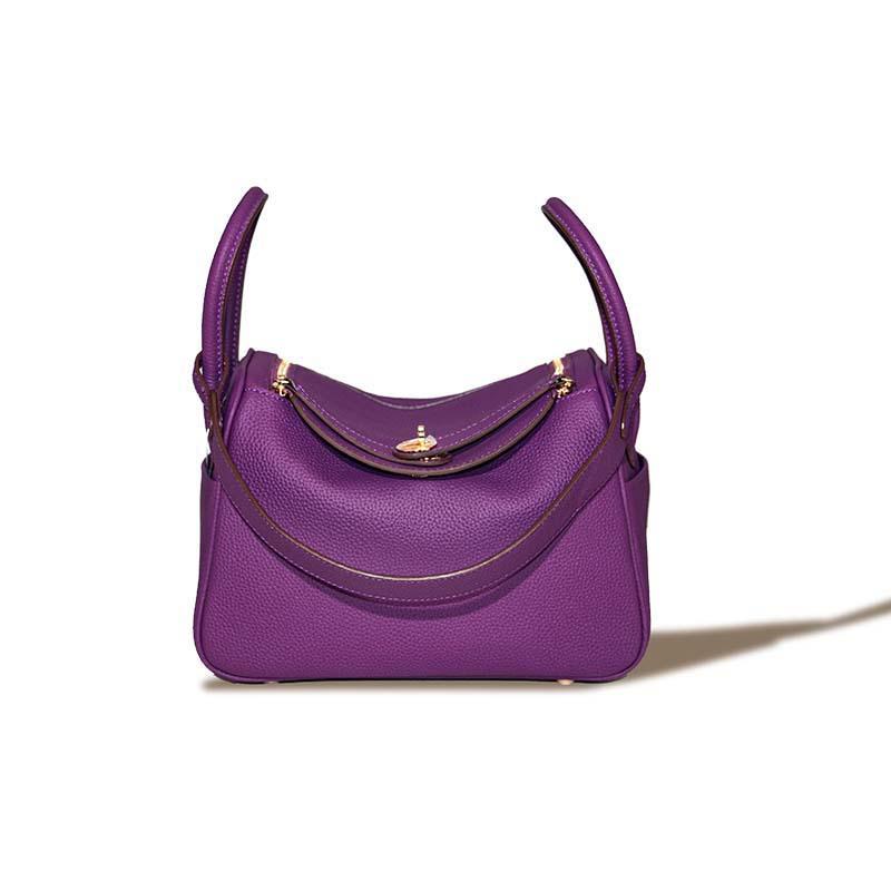 2025 Новая Женская Сумка из Натуральной Кожи Кожа Головного Слоя Сумка Lindy Маленькая Lindy Модная Универсальная Ручная Одноплечевая Сумка Кроссбоди