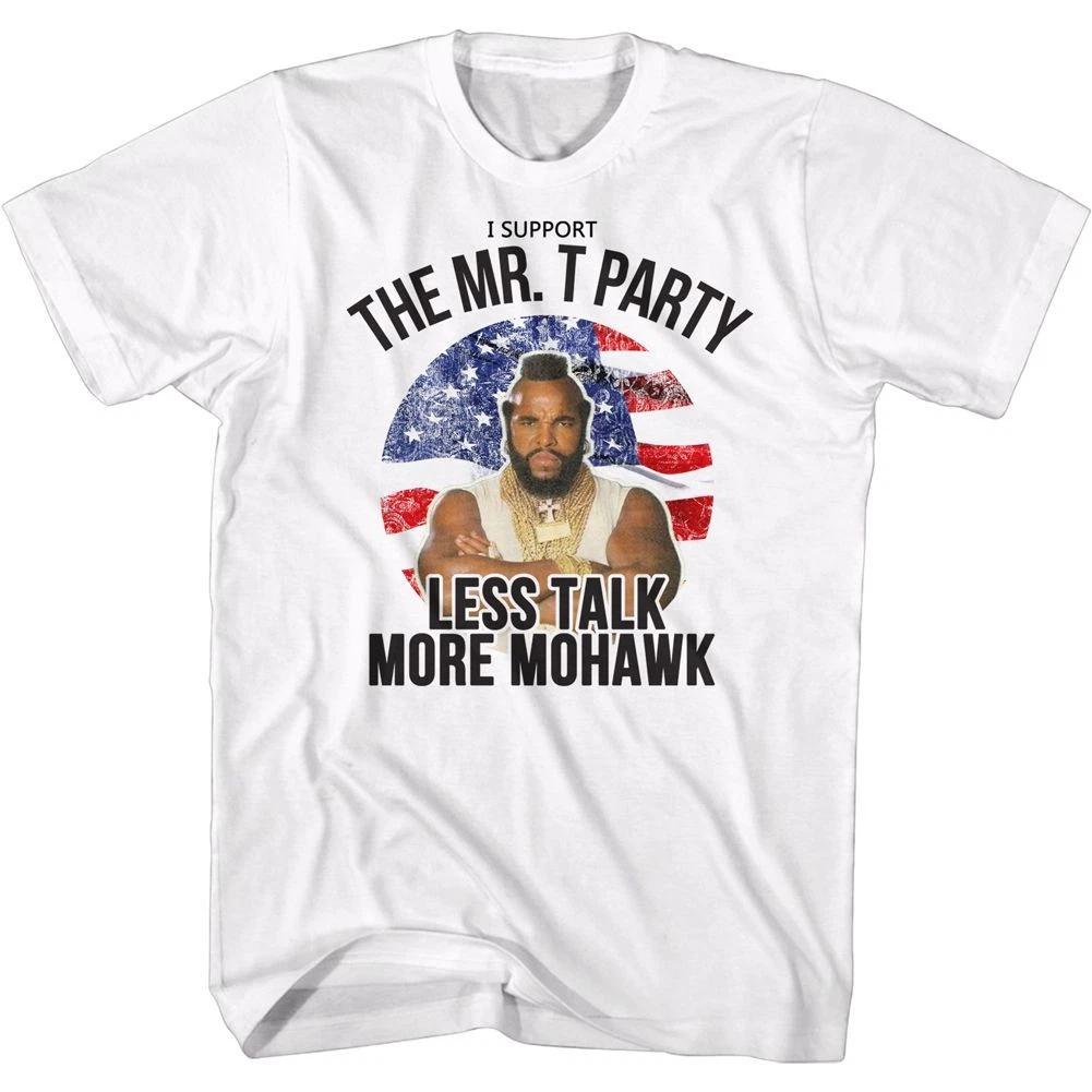 Mr. T Less Talk More Mohawk White Icon Children's T-shirt