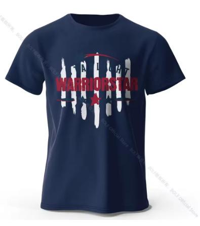 Men's Starlight Warrior Print T-Shirt Oversized Graphic T-Shirt Summer Top