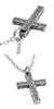 Gin No TRAVIS WALKER Travis Walker Target Cross Sterling with Official [Shinjuku Kura] Pendant, Silver, Chain, Charm, Authentic, Men's
