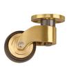 Brass Furniture Wheel Set Furniture Casters Gold Black Heavy Duty Casters Minimal Disruption Versatile Applications