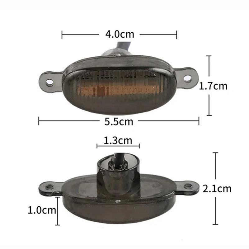 Светодиодная подсветка передней решетки автомобиля, дымчатая, янтарная, белая, универсальная подсветка решетки, освещение, лампа «орлиный глаз» для бездорожья, багажника, внедорожника, Ford, Toyota