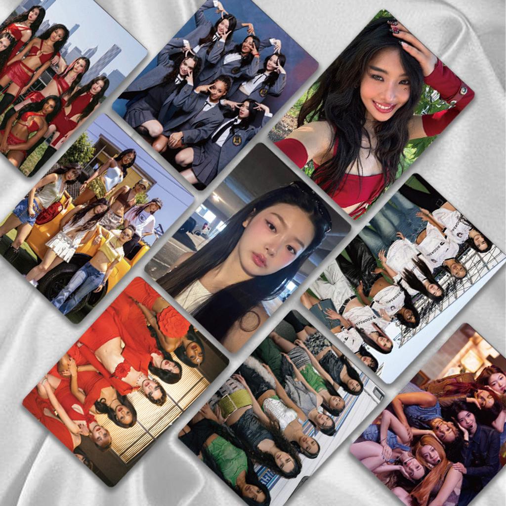 Коробка из 50 штук, 57x86 мм, карточки/открытки Lomo со звездами корейских женских групп.