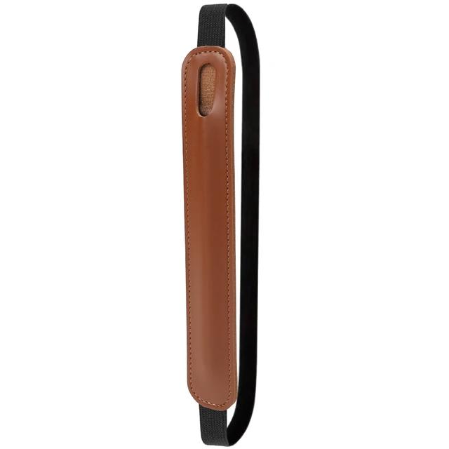 PU Leather Elastic Band Stylus Pen Sleeve Pouch for Pencil Case Anti-Lost Attached Protector Bag for IPad IPencil 1 2