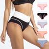Women's High Waist Cotton Sexy Sports Pull In Your Belly And Waist Panties