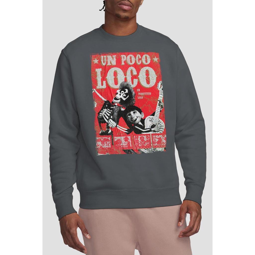 Coco Unisex Adult Un Poco Loco Hector Poster Sweatshirt