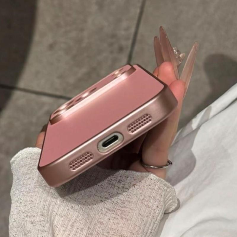 Роскошный матовый чехол из ПУ-кожи с матовым покрытием для iPhone Air 17 16 15 14 Plus 11 Pro Max 17pro Однотонный простой ударопрочный бампер