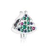 Original 925 Silver Charms Christmas Santa Reindeer Pendant Beads Fit Bracelets Necklaces Women DIY Jewelry Gift