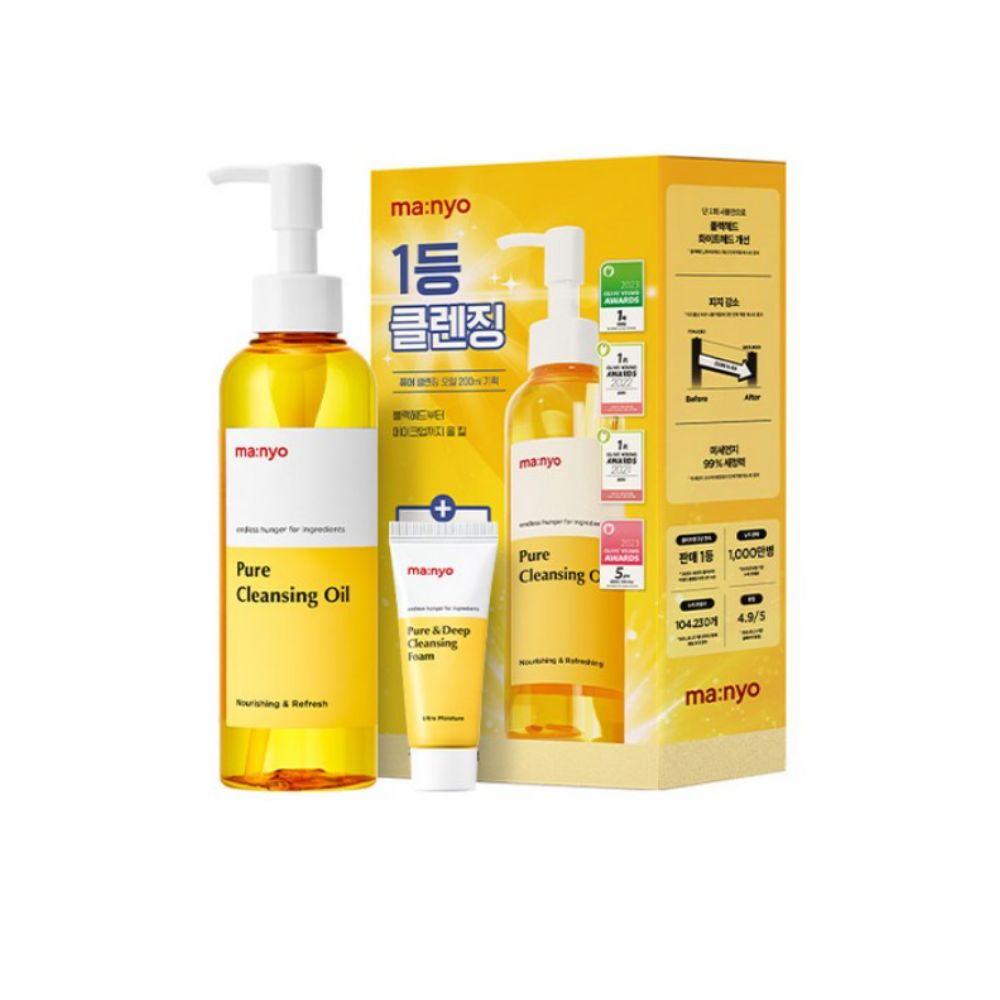 ma:nyo Набор Factory Pure Cleansing Oil 200 мл + Pure Foam 20 мл 1 шт.