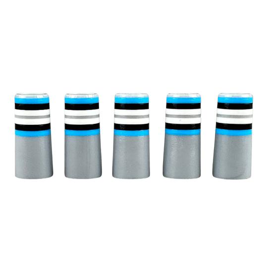 Наконечники для клюшек для гольфа, плоские наконечники для клюшек для гольфа, цветные наконечники для клюшек для гольфа, подходят для конических стальных валов диаметром 0,355 дюйма