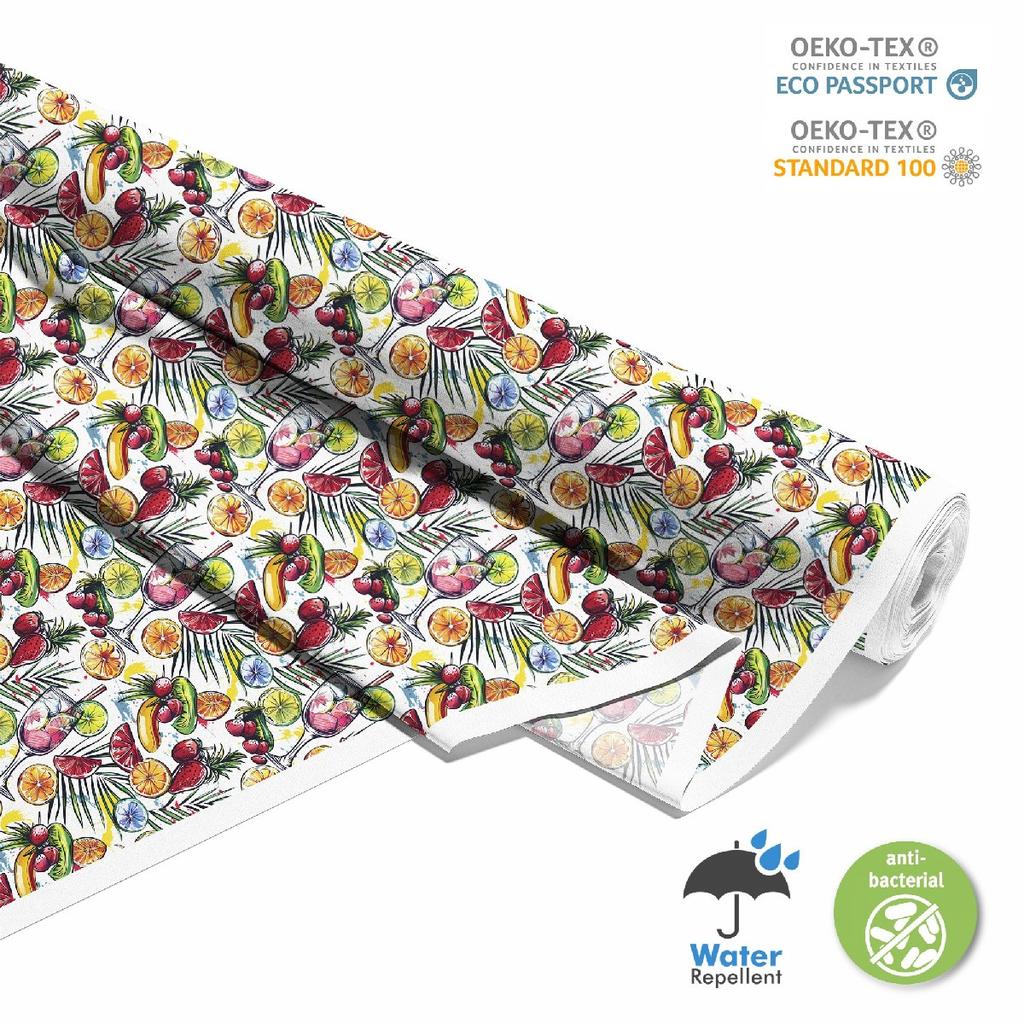 Outdoor Dekostoffe Oxford - Motiv Cocktail | Dx8491