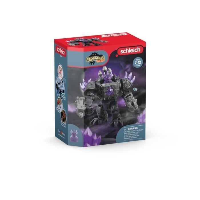 Master Robot des Ténèbres Avec Mini Creature, dès 7 ans, Schleich 42557 Eldrador Mini Creatures - coffret, 18,4 x 11 x 23 cm
