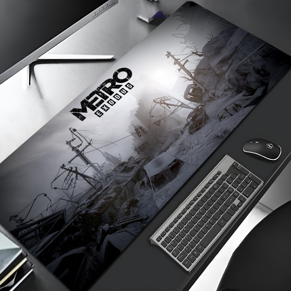 Metro Exodus Печать Коврик для мыши Край Большой Игровой Блокировка Компьютер Игрок Большой Резина Искусство DIY Печать Коврик для мыши Ноутбук Настольный коврик