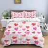 Мультяшная Любовь HD Принт Постельное Белье Детское Постельное Белье Кинг Сайз для Мальчика и Девочки Двуспальная Кровать Пододеяльники Наволочка Постельное Белье Се