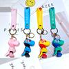 Cartoon Lightning Music Dinosaur Keychain Doll Pendant Animation Keychain Student Schoolbag Pendant