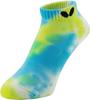 Butterfly Tidarin Ankle Socks, Table Tennis, Unisex, Lime X Sky, Size L (25.0-27.0cm), Cotton/Polyester/Polyurethane, Model 92640