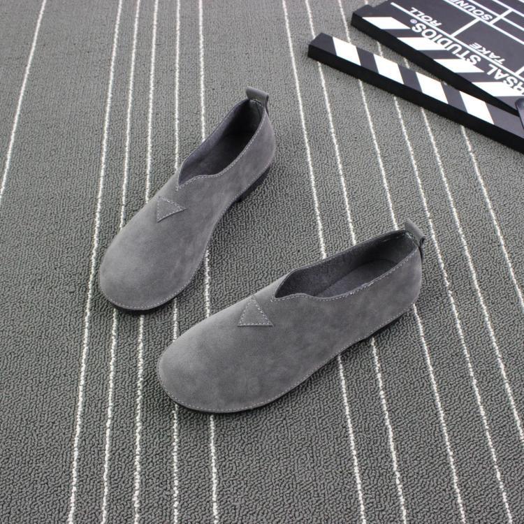 Весенний повседневный модный комплект, лоферы, замшевые туфли без шнуровки, женская обувь на плоской подошве с мягкой поверхностью