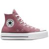 Converse Chuck Taylor All Star Lift удобные и универсальные прочные высокие парусиновые кеды для женщин в красном цвете