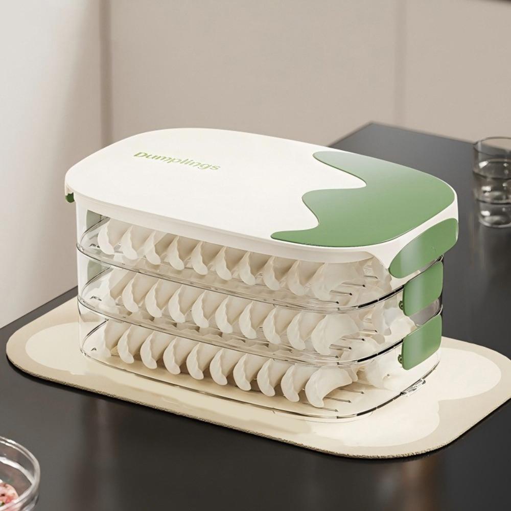 Quick Freezing Wonton Storage Box Multi-layer Food Storage Container Kitchen