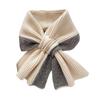 Women Scarf Patchwork Color Soft Comfortable Wrap Around Design Winter Scarf Neck Care Fashion Accessories