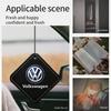 VW Car Logo Air Freshener Auto Interior Perfume Rearview Mirror Pendant For Volkswagen Polo Passat B5 B6 B7 T4 T5 Golf Tiguan zl2