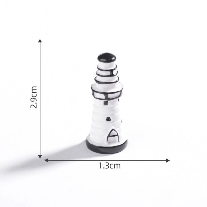 Микро-ландшафт Средиземноморский Маяк Пляж Ландшафтное Украшение Экологическая Бутылка Аксессуары Миниатюрные Мини-украшения