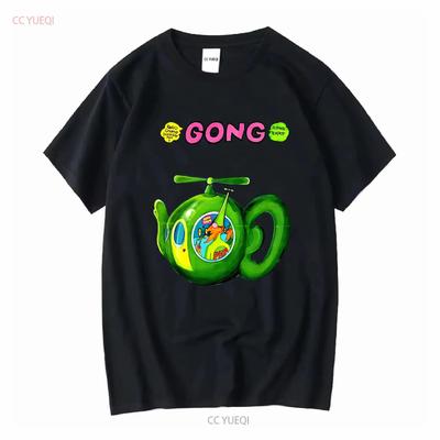 Gong Rock Band Daevid Allen Футболка Летающий Чайник Didier Malherbe Pip Pyle с длинным рукавом винтажная Стирка Повседневная Удобная мужская