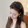 Comb Shaped Glasses Hair Band Leopard Print Summer Sunglasses  Female Hair Accessories