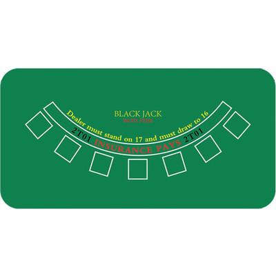 Коврик для блэкджека A'sTool, Игровой коврик для казино блэкджека, Карточный коврик, Настольный коврик, Нескользящий, Профессиональная резина (Тип А)