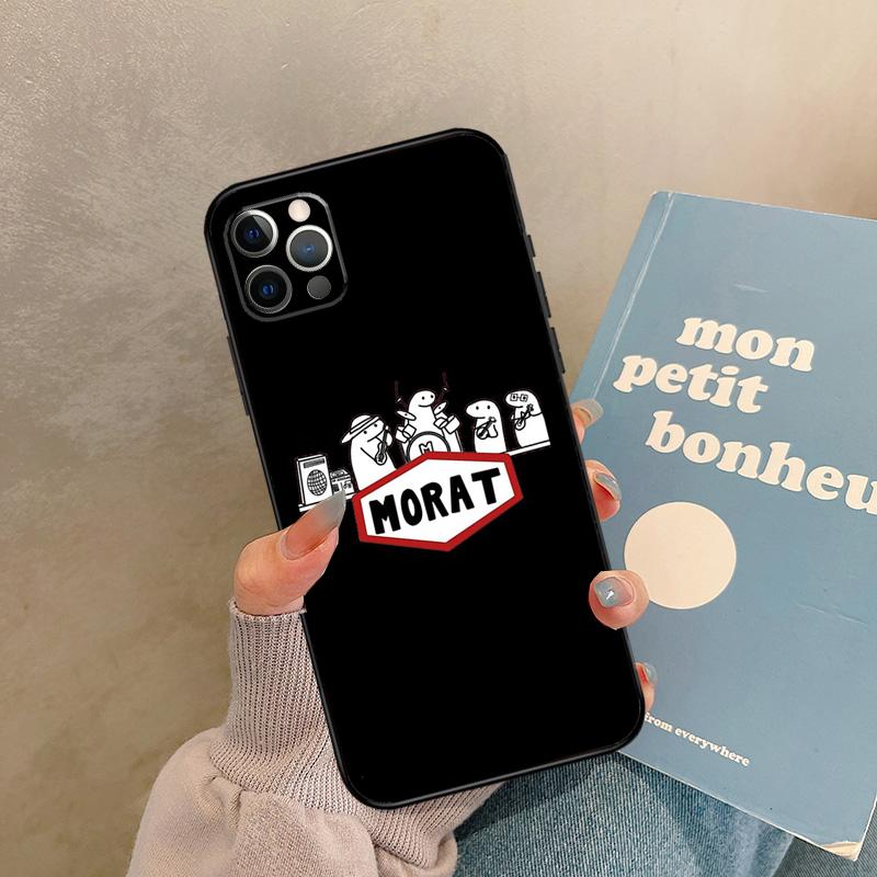 Чехол Morat Band для iPhone 17 Air 16 15 14 13 11 12 Pro Max 13 mini XR 15 16 Plus 16e Задняя крышка