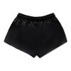 Li Ning Solid Color Mid Waist Drawstring Loose Sports Shorts Women Shorts Black AKSU160-2
