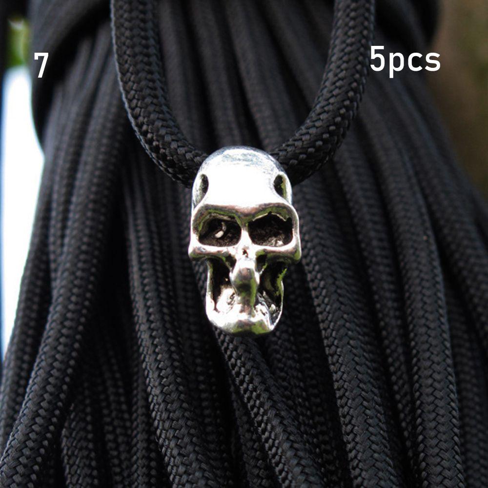 Пряжка Металлические подвески Череп Паракорд Браслет Аксессуары Бусины Паракорд Нож Ремешки Украшения