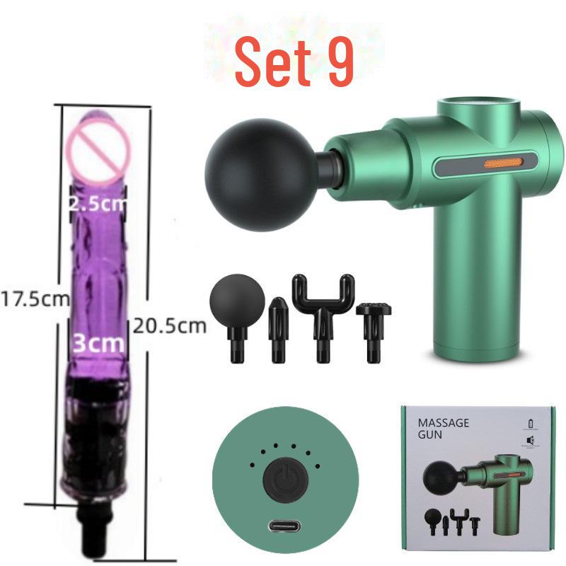 Women's Multifunctional Silicone Massage Gun for Muscle Relaxation