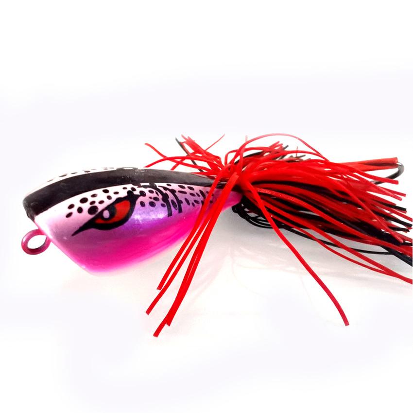 Printed Echo FI163 9cm 9.5g ABS Plastic Top Water Snakehead Frog Soft Lures Artificial Baits Float River Lake Stream