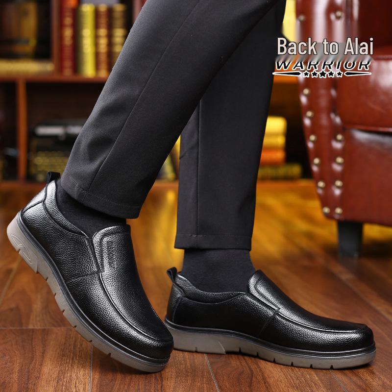 Мужские дышащие нескользящие повседневные туфли Warrior из натуральной кожи