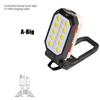 USB Rechargeable COB Work Light Portable LED Flashlight Adjustable Waterproof Camping Lantern Magnet Design with Power Display