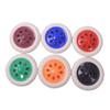 2Pcs Flexible Shopping Cart Wheels 6.3Inch Travelling Trolley Caster Portable Wheelchair Caster