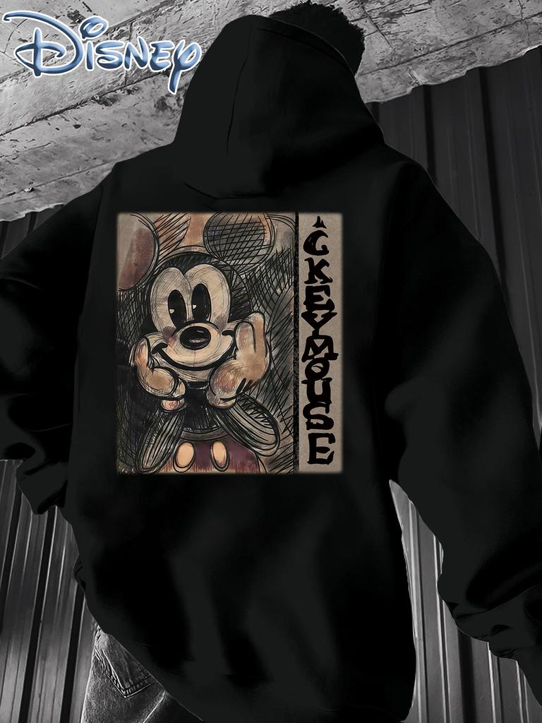 Disney Mickey Mouse Theme Hoodie Autumn Winter Casual Unisex Pullover Sweatshirt Tracksuit Clothing Hoody Oversized Streetwear