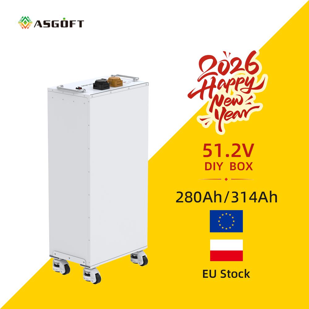 Европейский склад 15 кВтч DIY Комплект бокса для аккумулятора для BMS JK Pace JiaBaiDa 48 В 280 Ач 314 Ач Lifepo4 Литий-ионный IP54 Металлический