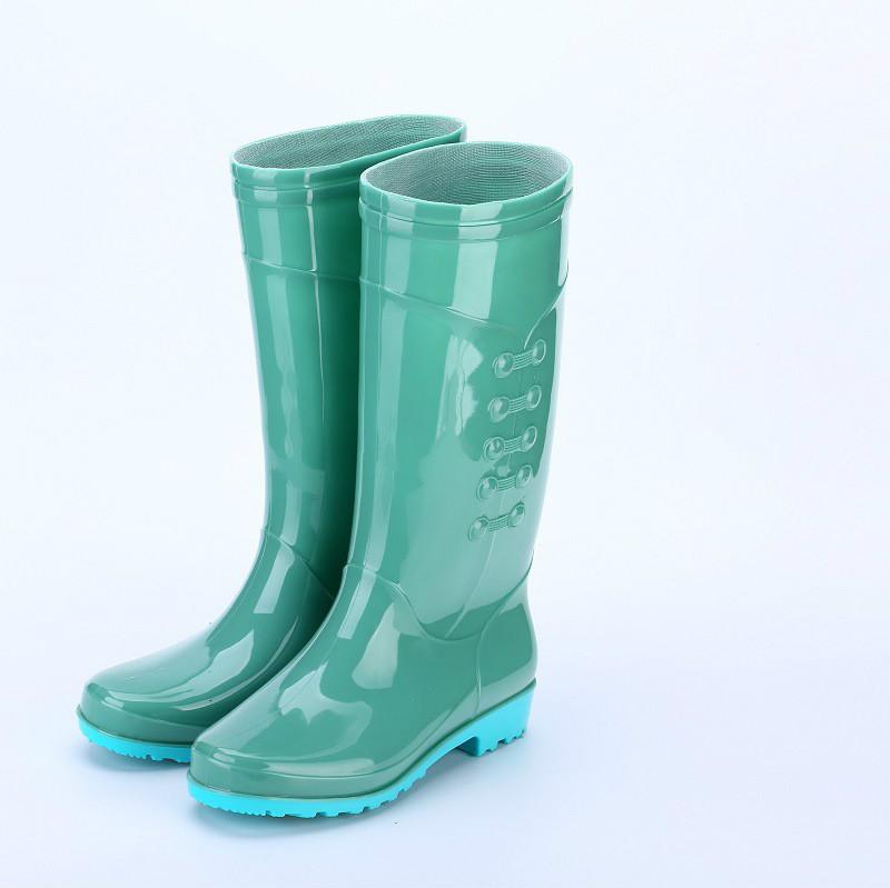 Miaoguan женские резиновые сапоги до середины голени, галоши, резиновые водные сапоги, короткие водонепроницаемые садовые туфли, женская противоскользящая водная обувь 2024
