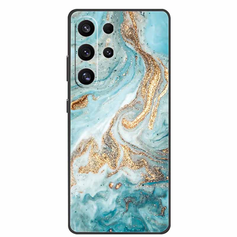 For Samsung Galaxy S26 Ultra Case Bumper Starry Sky Soft Silicone TPU Back Cover for Samsung S26 Ultra Phone Case Cute Cat Cover