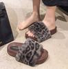 Winter Women’s Fur Slippers Indoor Furry Fuzzy Shoes Home Cozy Warm Slides Women Flip Flops Soft Sole Tongs Femme Claquette Luxe