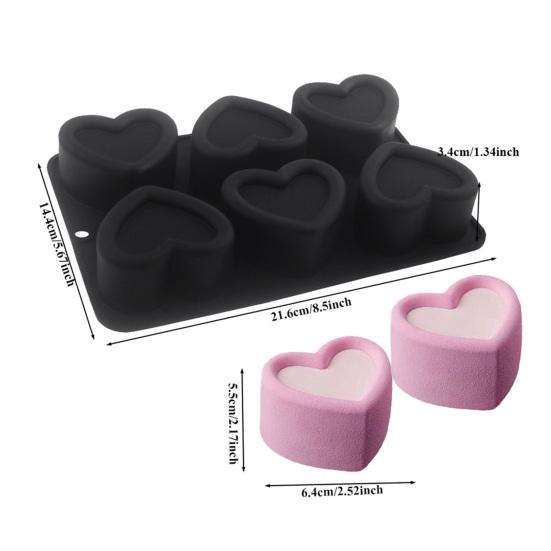 Silicone Cake Mold Square Heart Shapes Mousse Chocolate Desserts Mold Cake Pan Muffin Mold Flexible Baking Tools