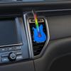 Автомобильный освежитель воздуха Автомобильный аромадиффузор Диффузор аромата для автомобильного дефлектора с подсветкой атмосферы Маленький в форме гитары
