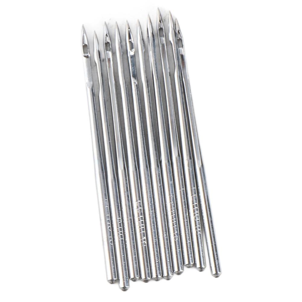 10Pcs/Set 6 Types Industrial Sewing Needles Heavy Duty Metal Needles Set For Industrial Machines