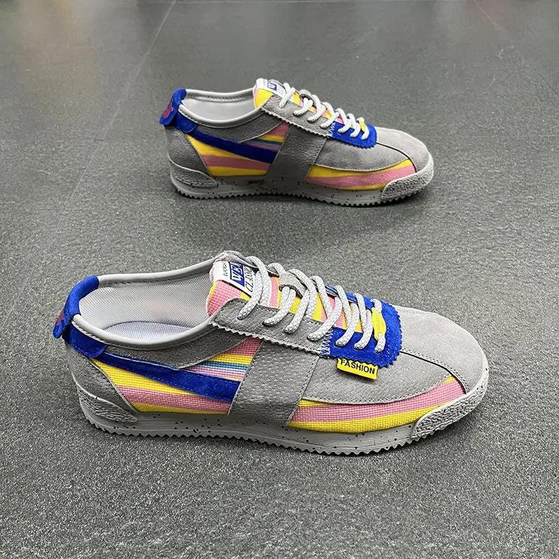 Модные мужские кроссовки Удобная повседневная обувь для мужчин Дышащая мужская парусиновая обувь Новые мужские кроссовки Zapatillas Informales