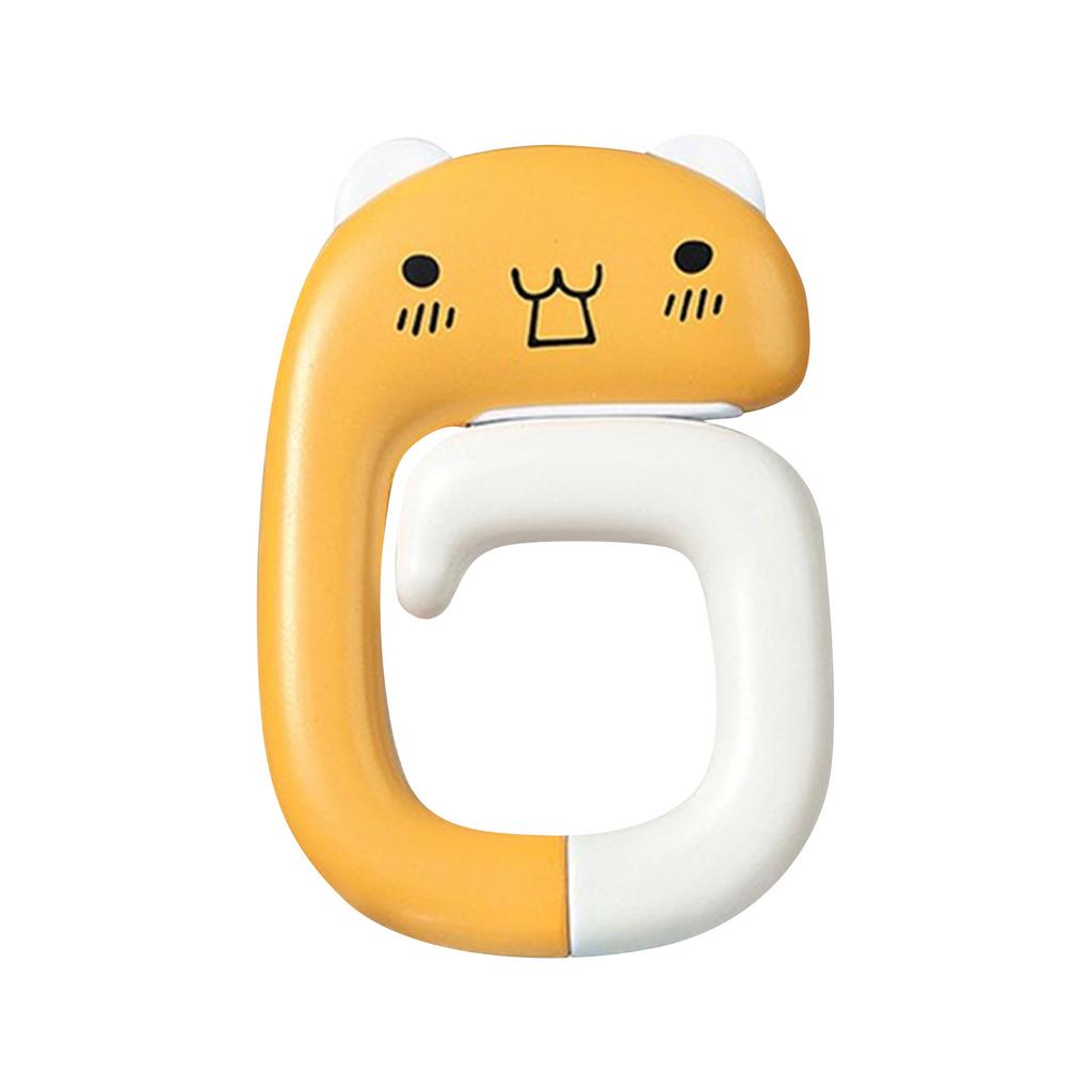 Портативный пластиковый пакет для путешествий, крючок с милыми животными для подвешивания, декоративный крючок для настольной сумки, настенная вешалка, держатель для сумки, вешалка