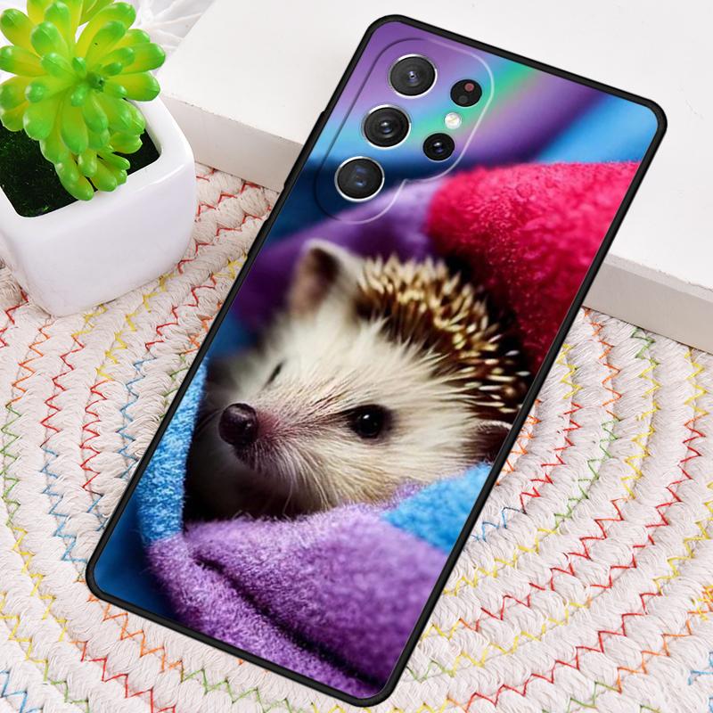 Милый чехол для телефона с ежиком для Samsung Galaxy note 10 pro S26 Ultra S23 S24 FE S25 S21 S22 PLUS противоударный