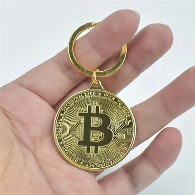 Новый позолоченный биткойн, коллекционная копия, монета, пиратское сокровище, монеты, реквизит, игрушки для вечеринки в честь Хэллоуина, косплей, без валюты